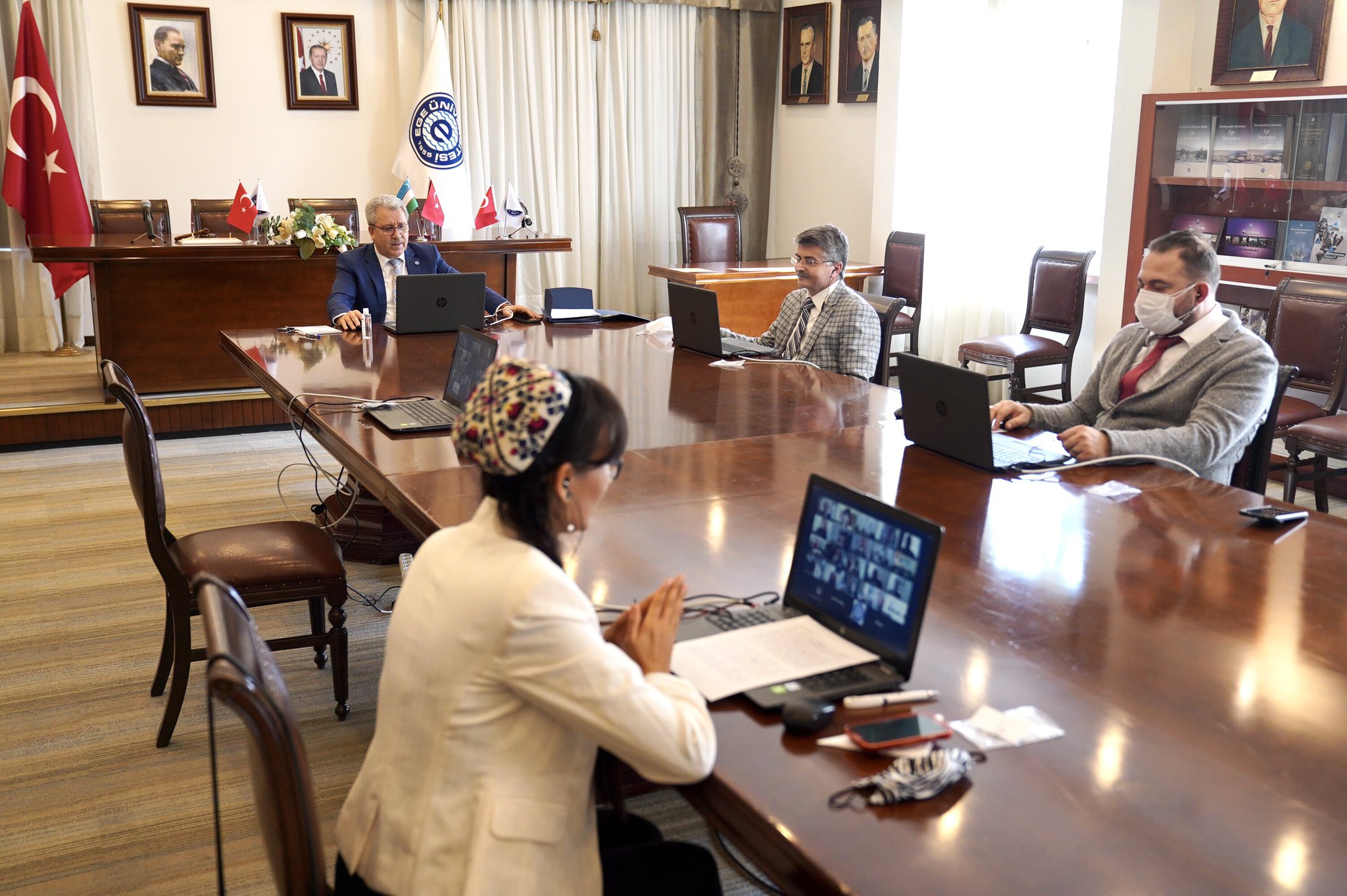 EÜ ile Özbekistan’daki 7 üniversite arasında akademik iş birliği protokolü imzalandı