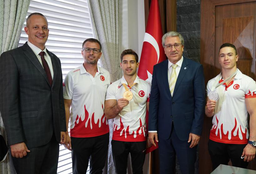 <strong>Avrupa Cimnastik Şampiyonasına Egeli sporcular damga vurdu</strong>
