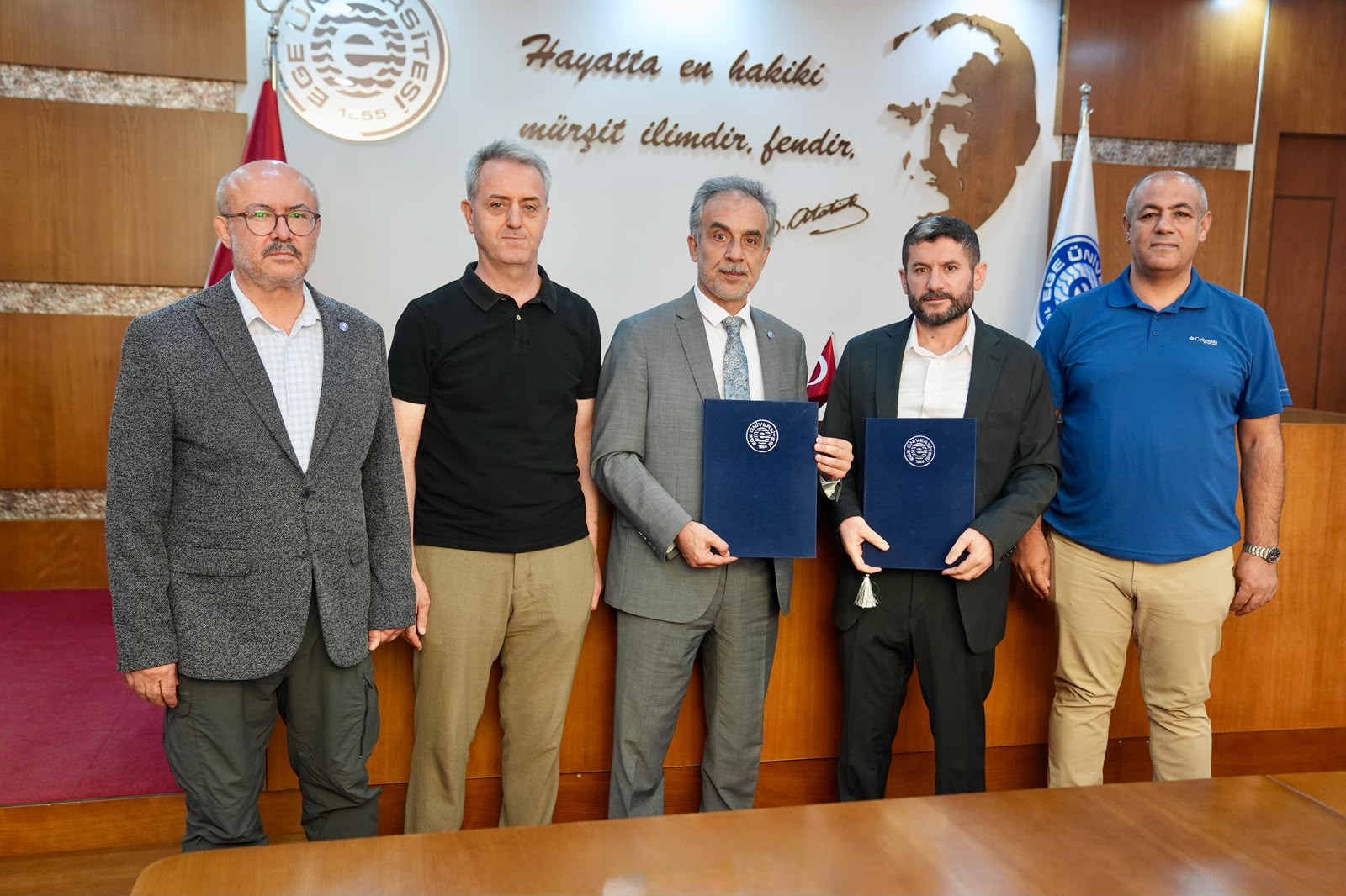 Ege Üniversitesi ve Ege Tat arasında çok amaçlı iş birliği protokolü imzalandı