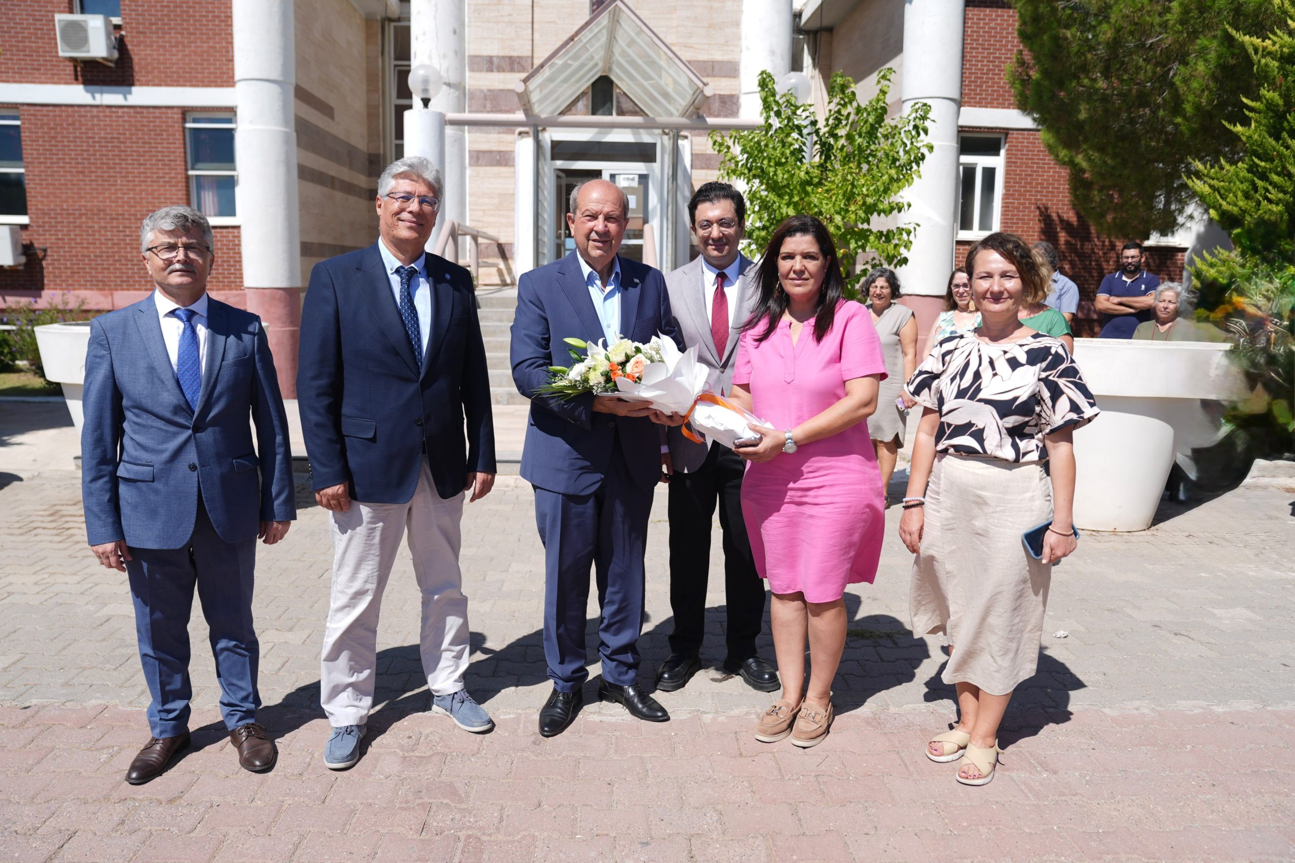 KKTC 5’inci Cumhurbaşkanı Ersin Tatar’dan EÜ Çeşme Turizm Fakültesine ziyaret