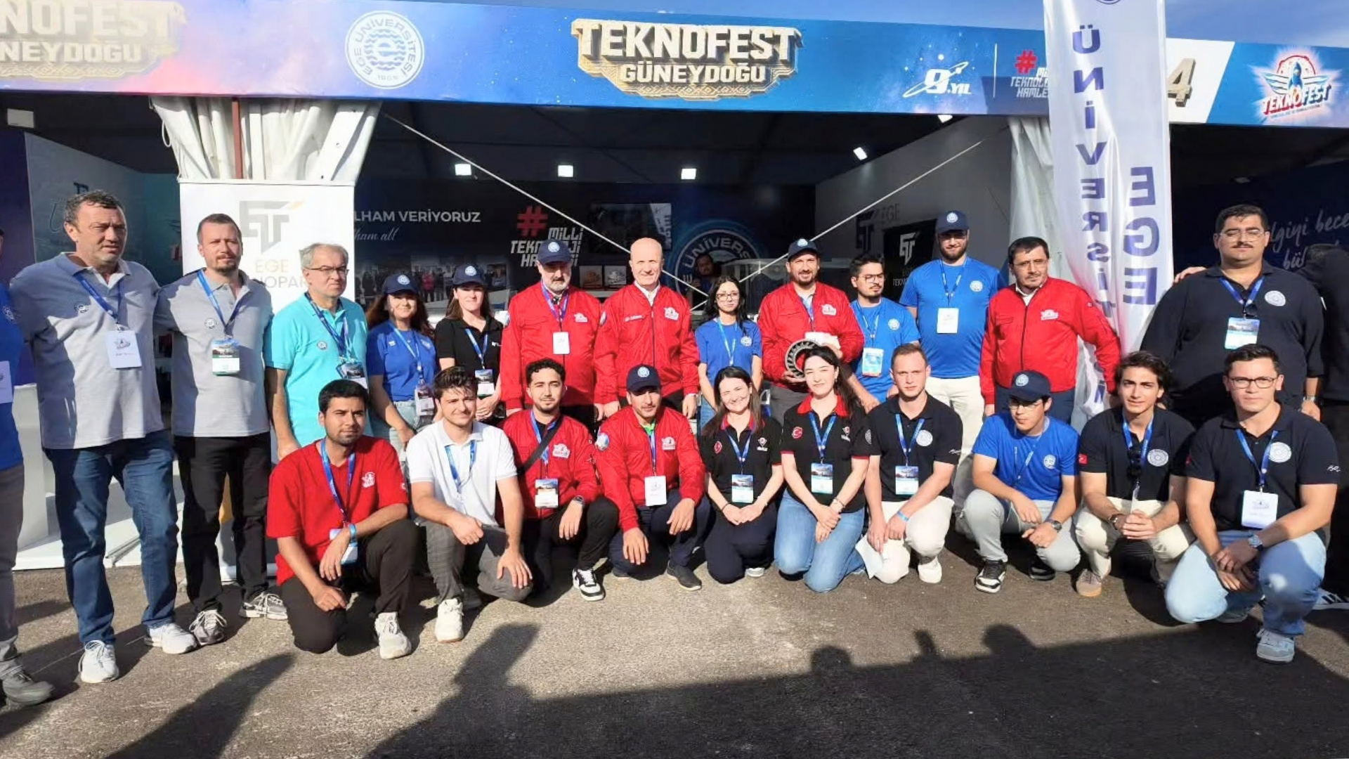 YÖK Başkanı Prof. Dr. Erol Özvar Ege Üniversitesi standını ziyaret etti